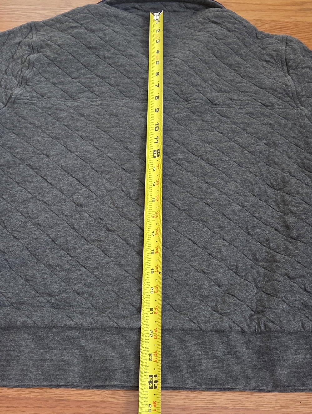 Patagonia Mens M Gray Quilted Snap-T Pullover Organic Cotton Outdoor Sweater - Picture 10 of 12